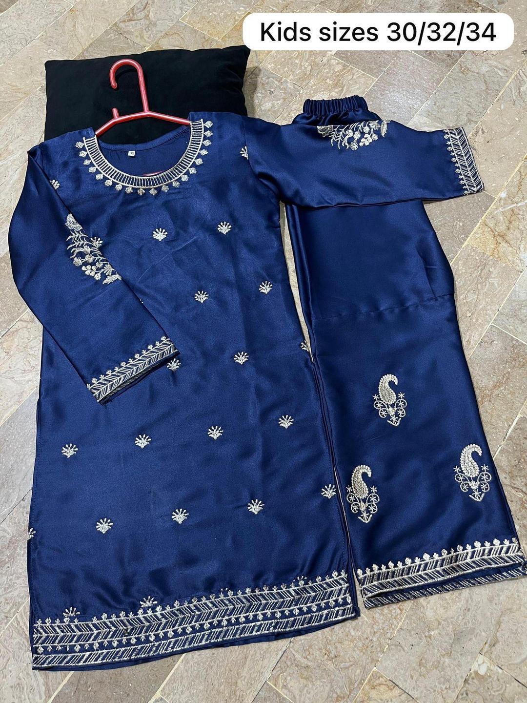 Chich Gril shirt and trouser suite-2pcs