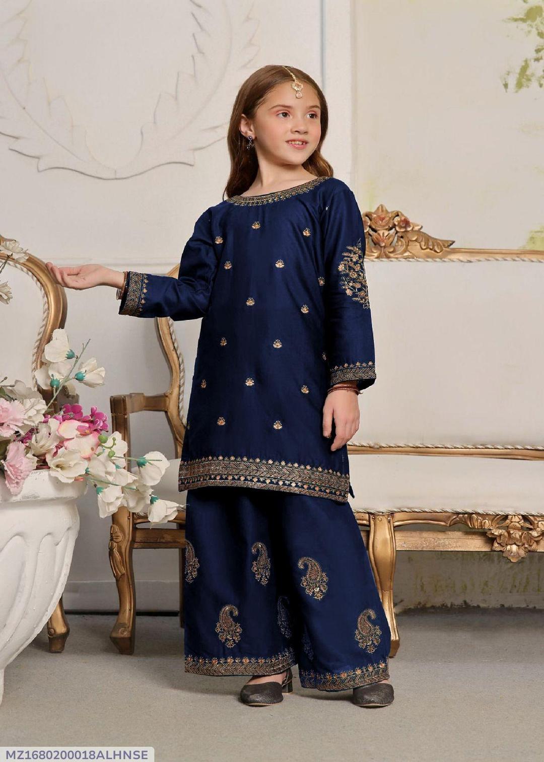 Chich Gril shirt and trouser suite-2pcs